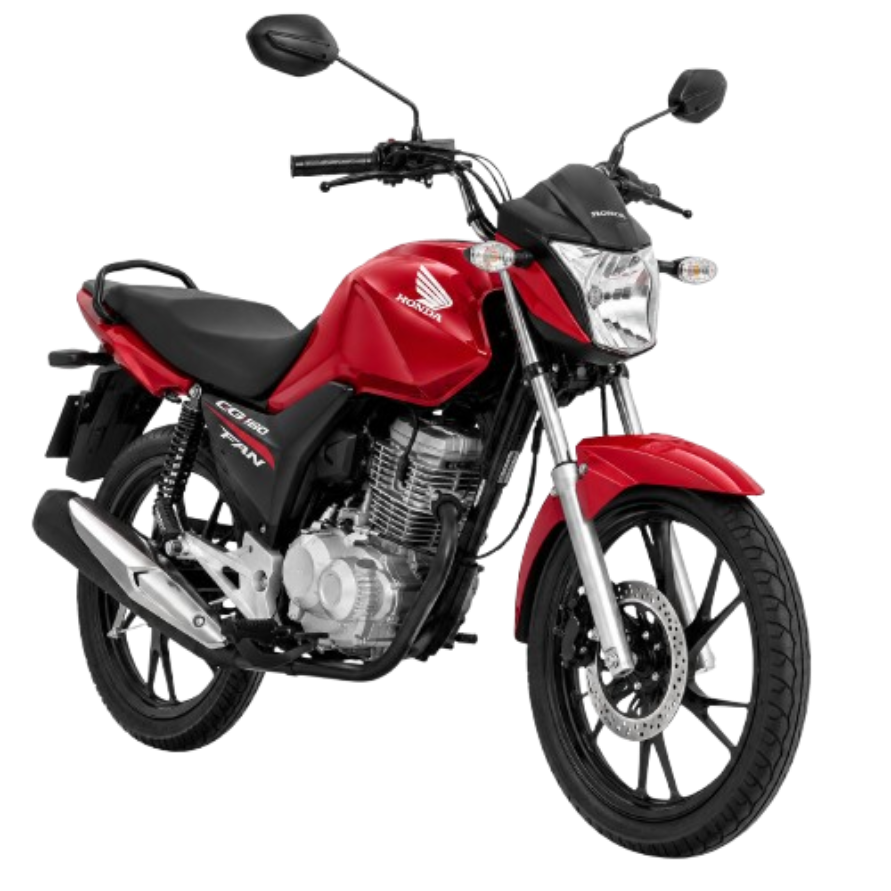Honda CG 160 Fan vermelha