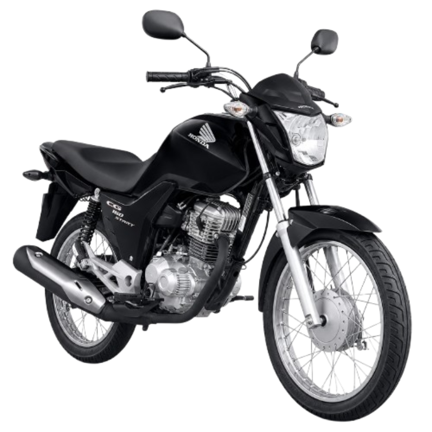 Honda CG 160 Start preta